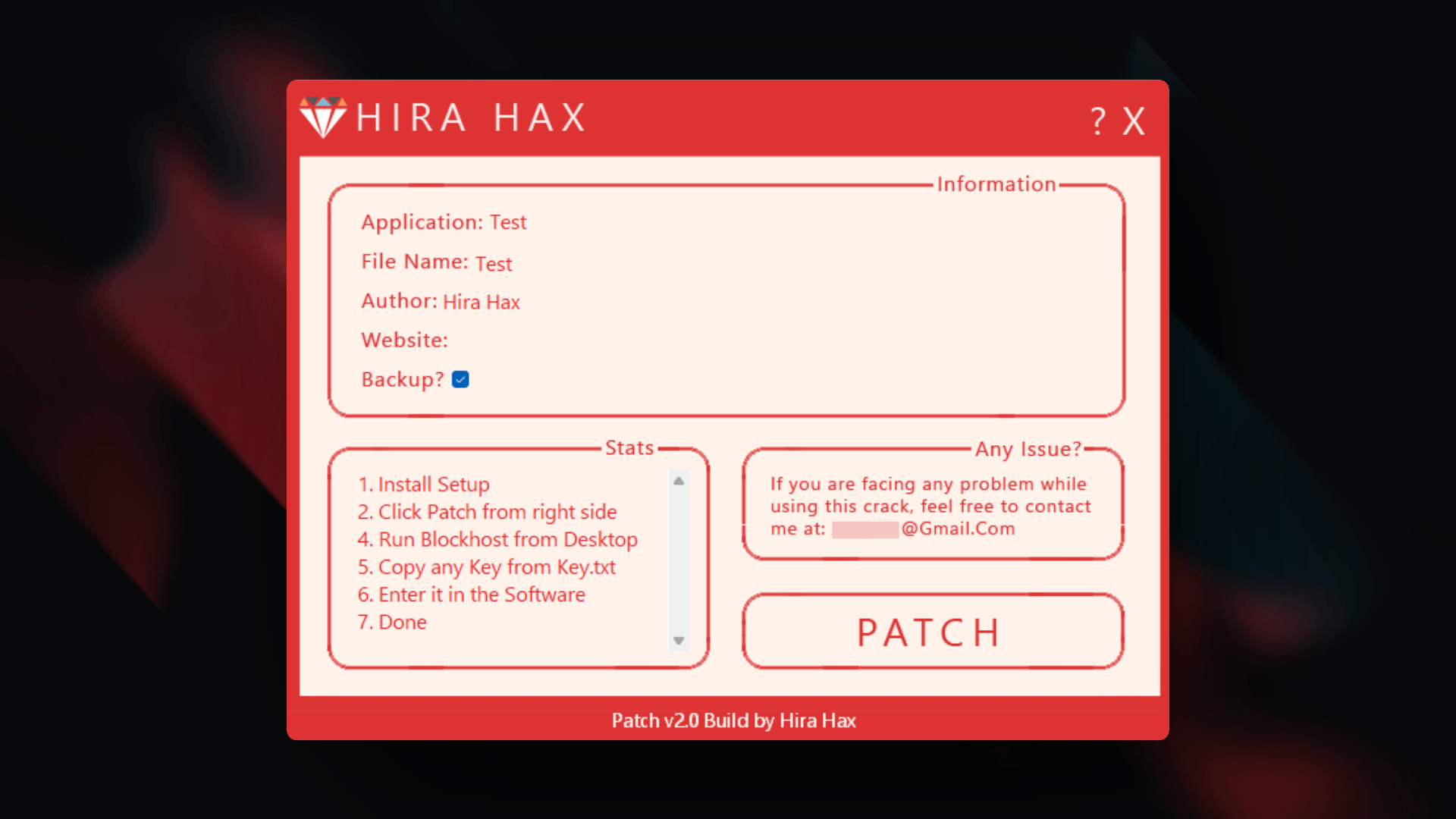Hira Hax - Patcher for Softwares